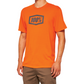 100% Icon T-Shirt - Orange - Large 20000-00042