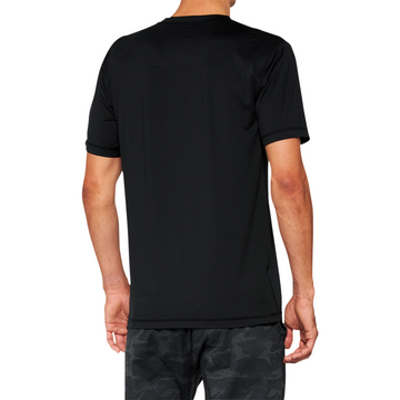 100% Mission Athletic T-Shirt - Black - Small 20014-00000