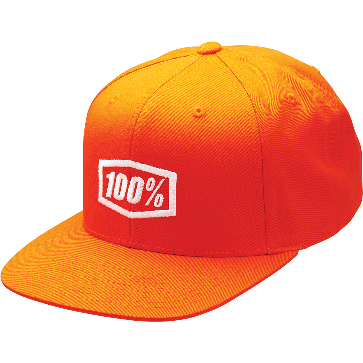 100% Youth Icon Snapback Hat - Orange - One Size 20047-00002