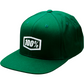 100% Icon Snapback Hat - Forest Green - One Size 20044-00002