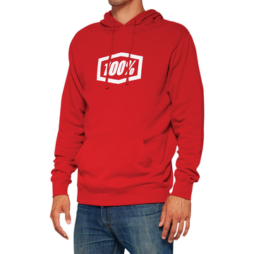 100% Icon Pullover Hoodie - Red - 2XL 20029-00014