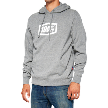 100% Icon Pullover Hoodie - Gray - 2XL 20029-00019