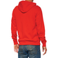 100% Official Fleece Zip-Up Hoodie - Red - Small 20032-00015