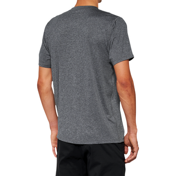 100% Mission Athletic T-Shirt - Charcoal - Medium 20014-00011