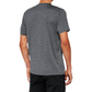 100% Mission Athletic T-Shirt - Charcoal - XL 20014-00013