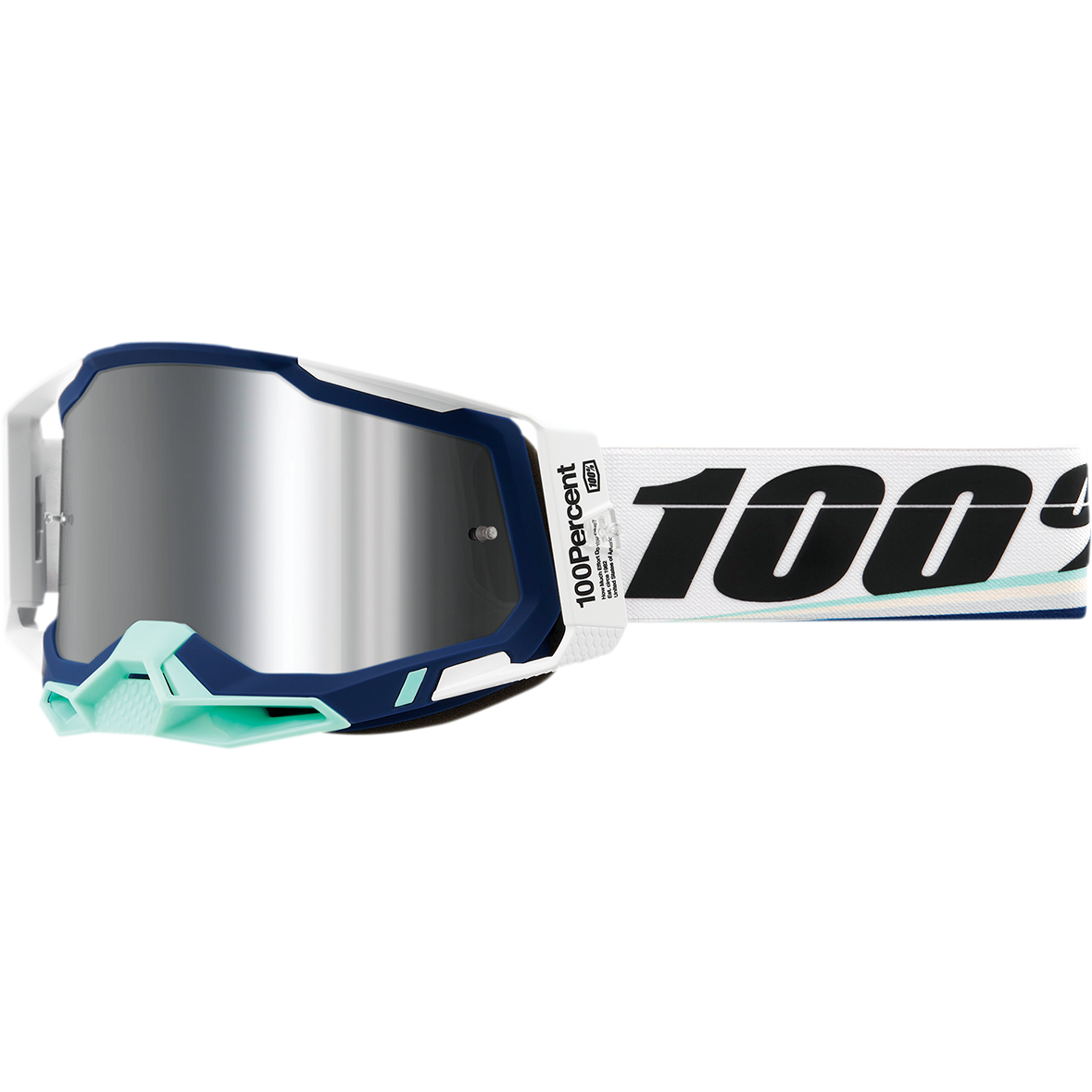 100% Racecraft 2 Goggles - Arsham - Silver Mirror 50010-00011