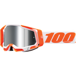 100% Racecraft 2 Goggles - Orange - Silver Flash Mirror 50010-00013