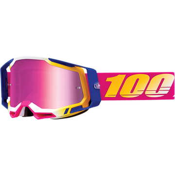 100% Racecraft 2 Goggles - Mission - Pink Mirror 50010-00012