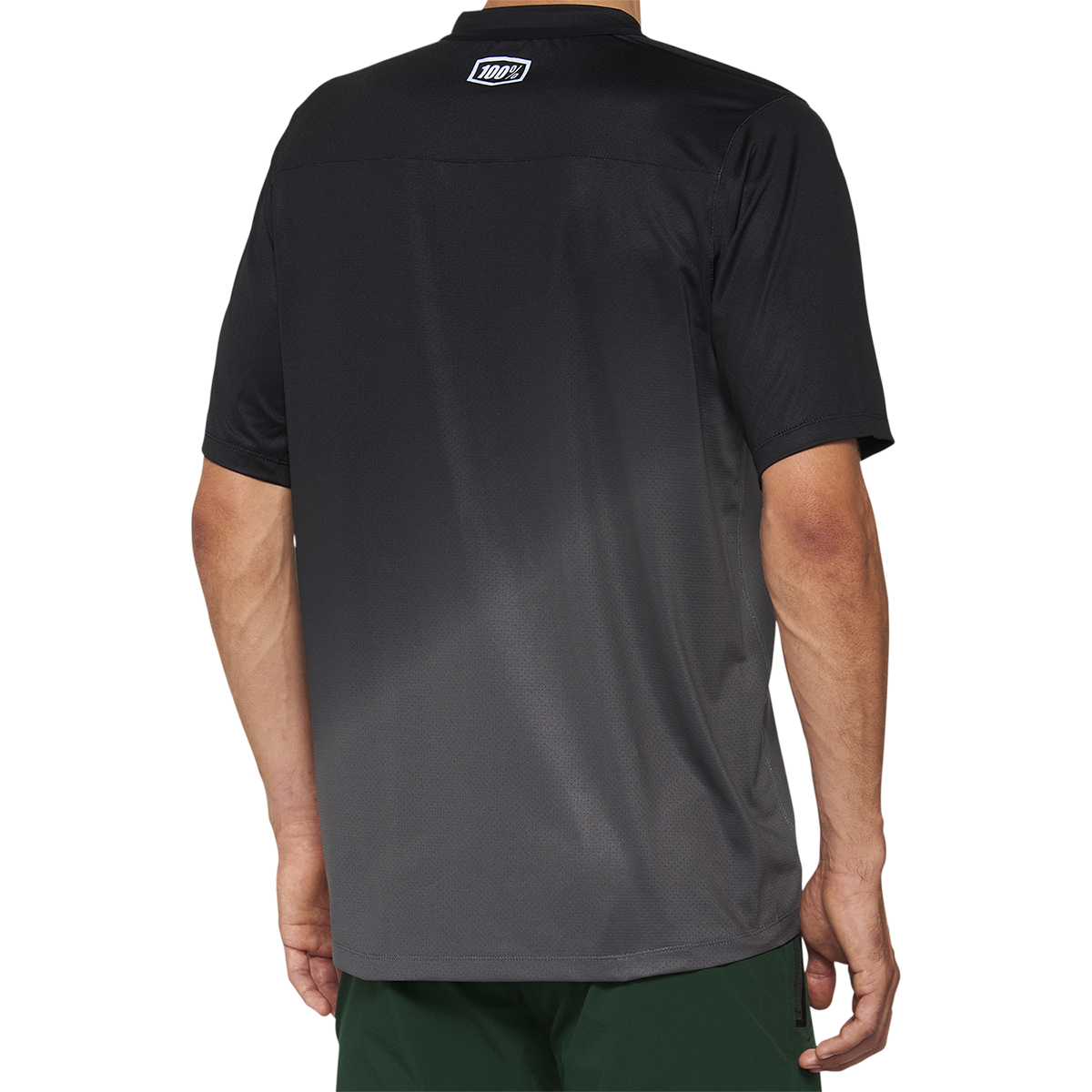 100% Celium Jersey - Short-Sleeve - Black/Charcoal - Large 40011-00002