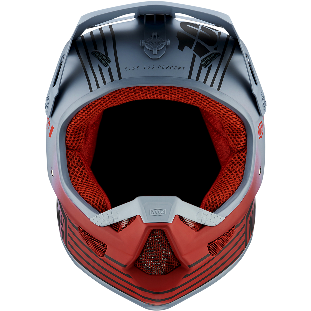 100% Status Helmet - Caltec/Gray - XS 80010-00007