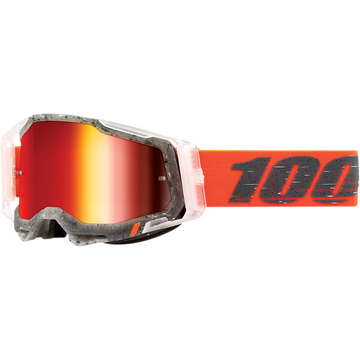 100% Racecraft 2 Goggles - Schrute - Red Mirror 50010-00014