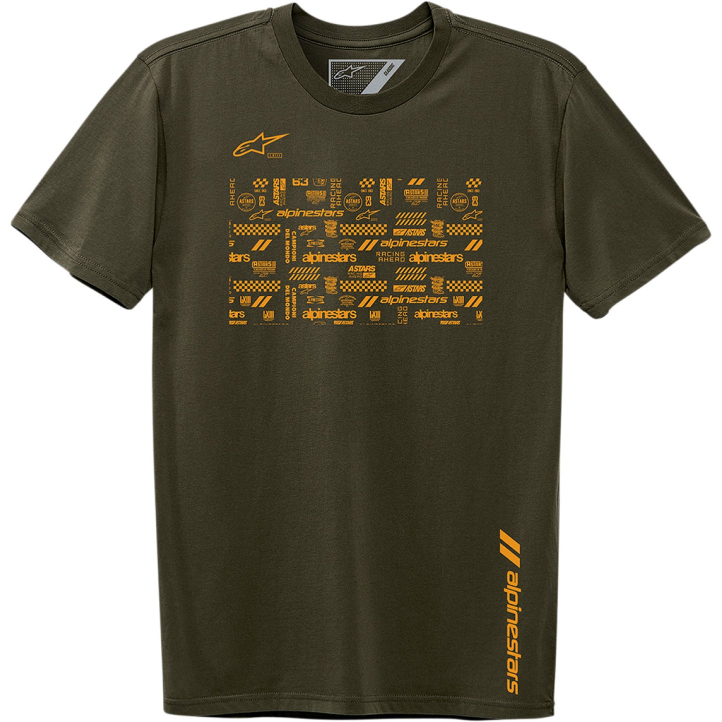 ALPINESTARS Chaotic T-Shirt - Military Green - Medium 123072109690M