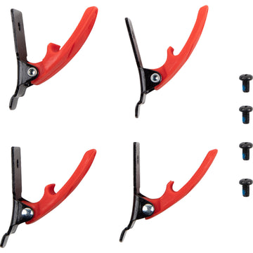Moose Racing Qualifier Boot Buckle Kit - Red 3430-1008