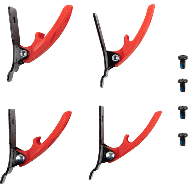 Moose Racing Qualifier Boot Buckle Kit - Red 3430-1008