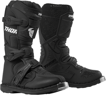 THOR Youth Blitz XP Boots - Black - Size 4 3411-0506