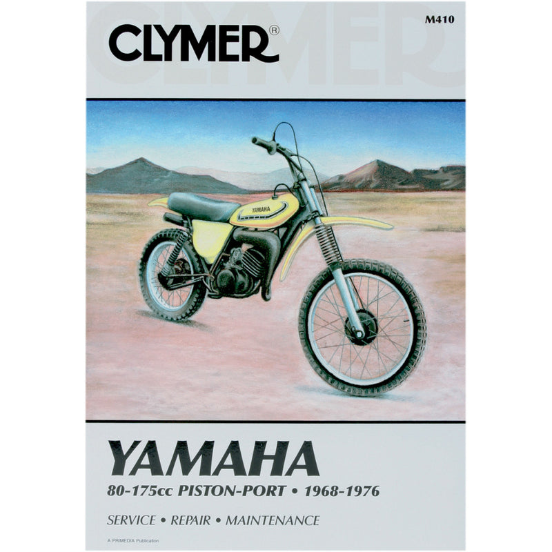 CLYMER Manual - Yamaha - 80-175 Piston-Port CM410