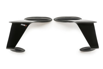 Race Side Spoilers Black Kaw