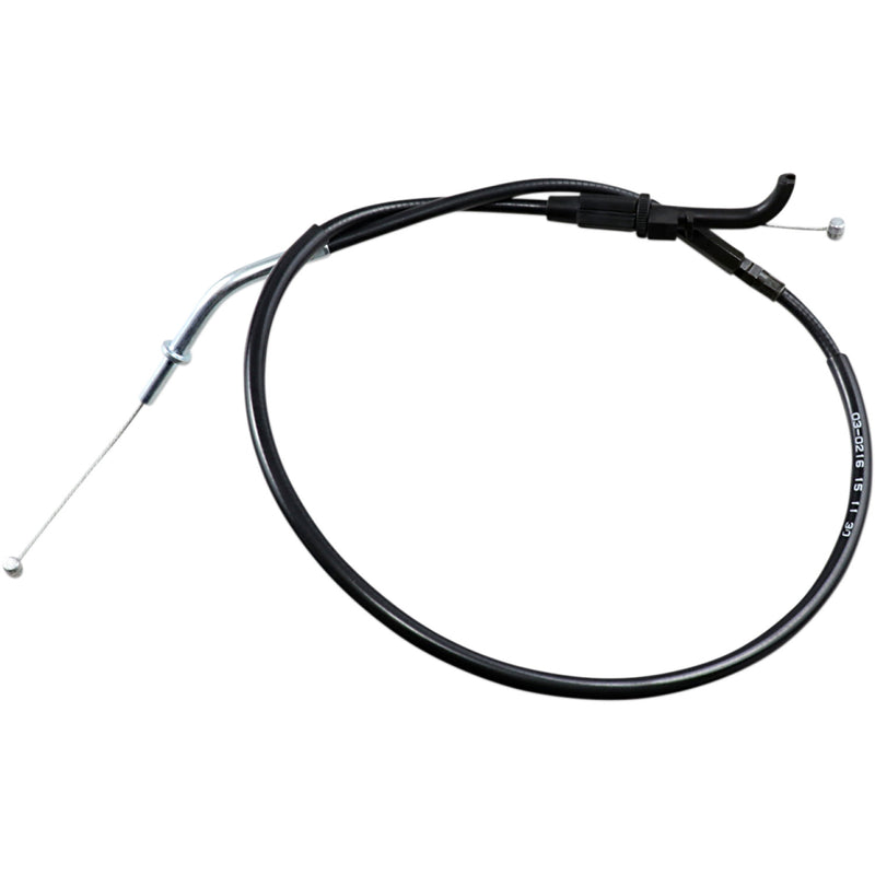 Motion Pro Black Vinyl Throttle Cable - Pull - Kawasaki 03-0216
