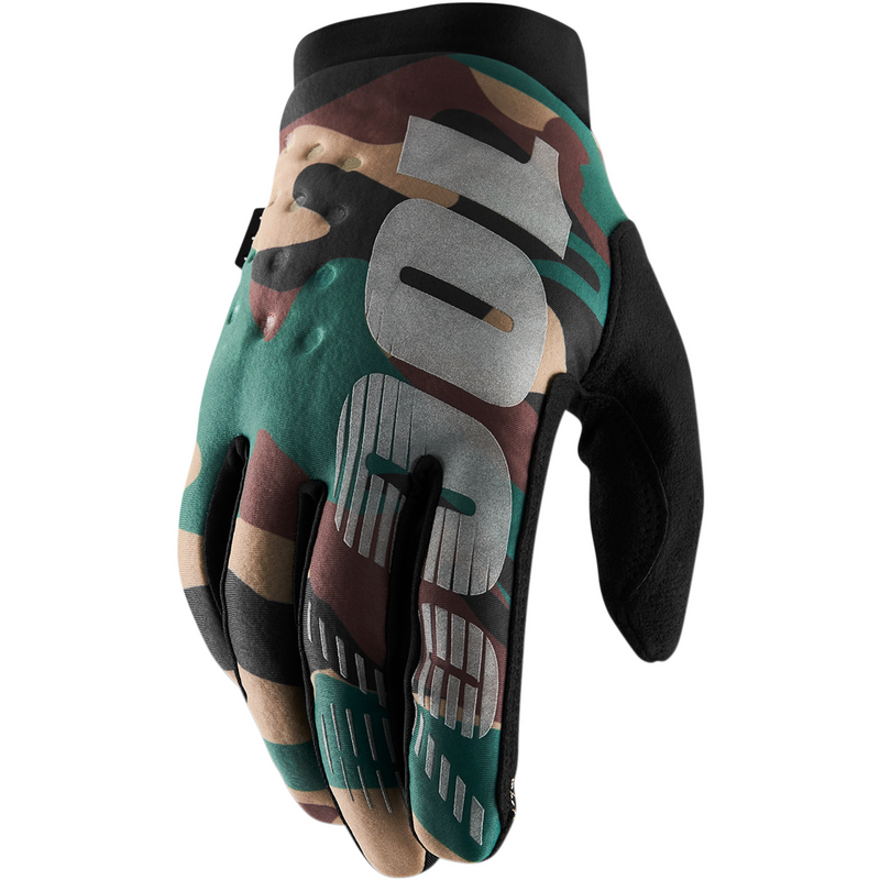 100% Brisker Gloves - Camo/Black - 2XL 10003-00009