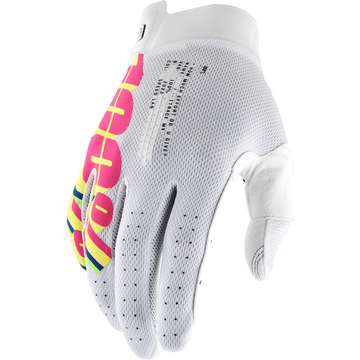 100% iTrack Gloves - System White - Small 10008-00040