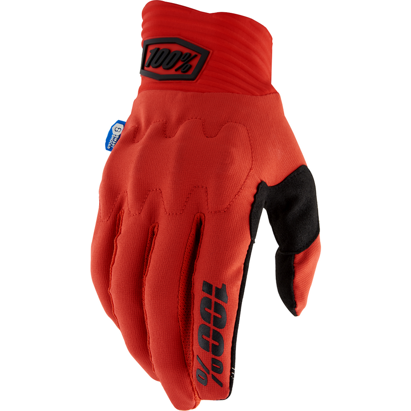 100% Cognito Smart Shock Gloves - Red - 2XL 10014-00049