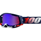 100% Racecraft 2 Goggles - Republic - Red/Blue Mirror 50010-00022