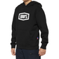 100% Youth Icon Hoodie - Black - Large 20030-00002