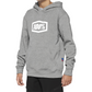 100% Youth Icon Hoodie - Gray - XL 20030-00007