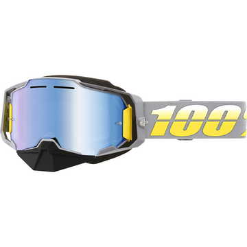 100% Armega Snow Goggles - Complex - Blue Mirror 50008-00005