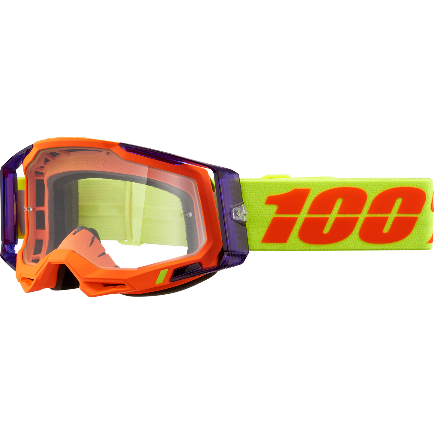 100% Racecraft 2 Goggles - Panam - Clear 50009-00021