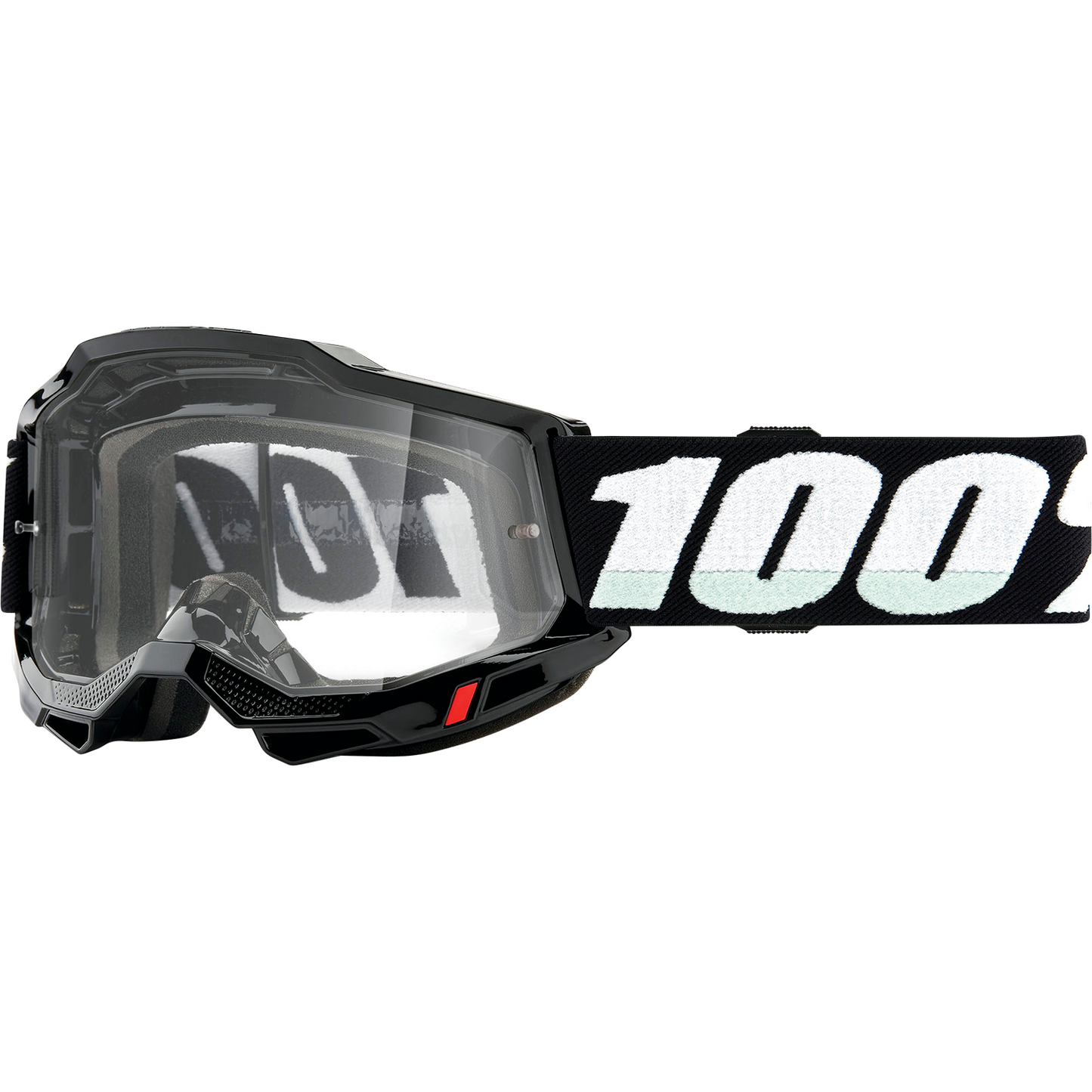 100% Accuri 2 Junior Goggles - Black - Clear 50024-00010