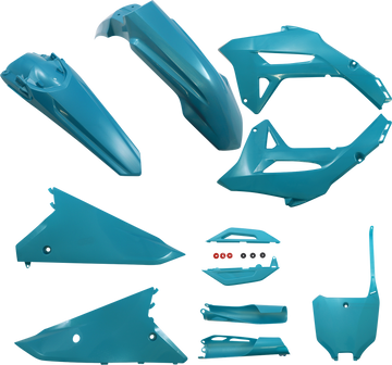 ACERBIS Full Replacement Body Kit - Teal/Metallic 2858927441