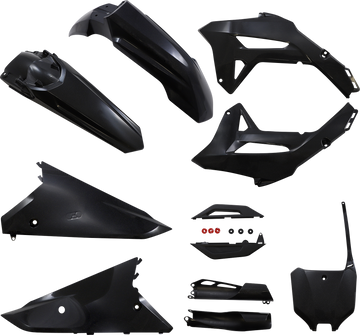 ACERBIS Full Replacement Body Kit - Black/Metallic 2858927440