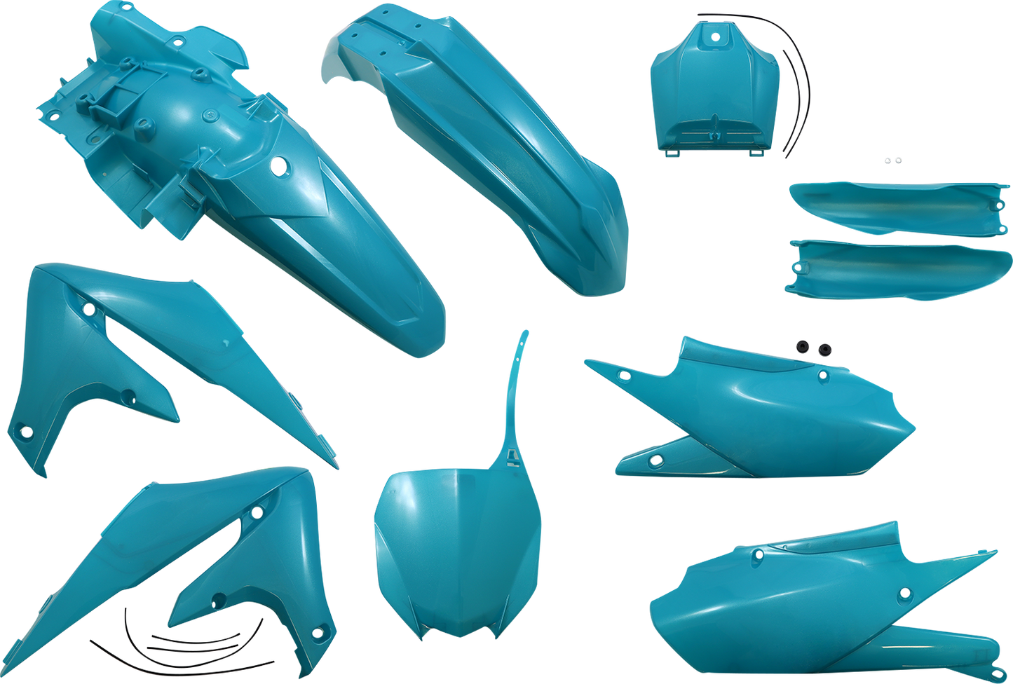 ACERBIS Full Replacement Body Kit - OEM '23 Teal/Metallic 2736357441