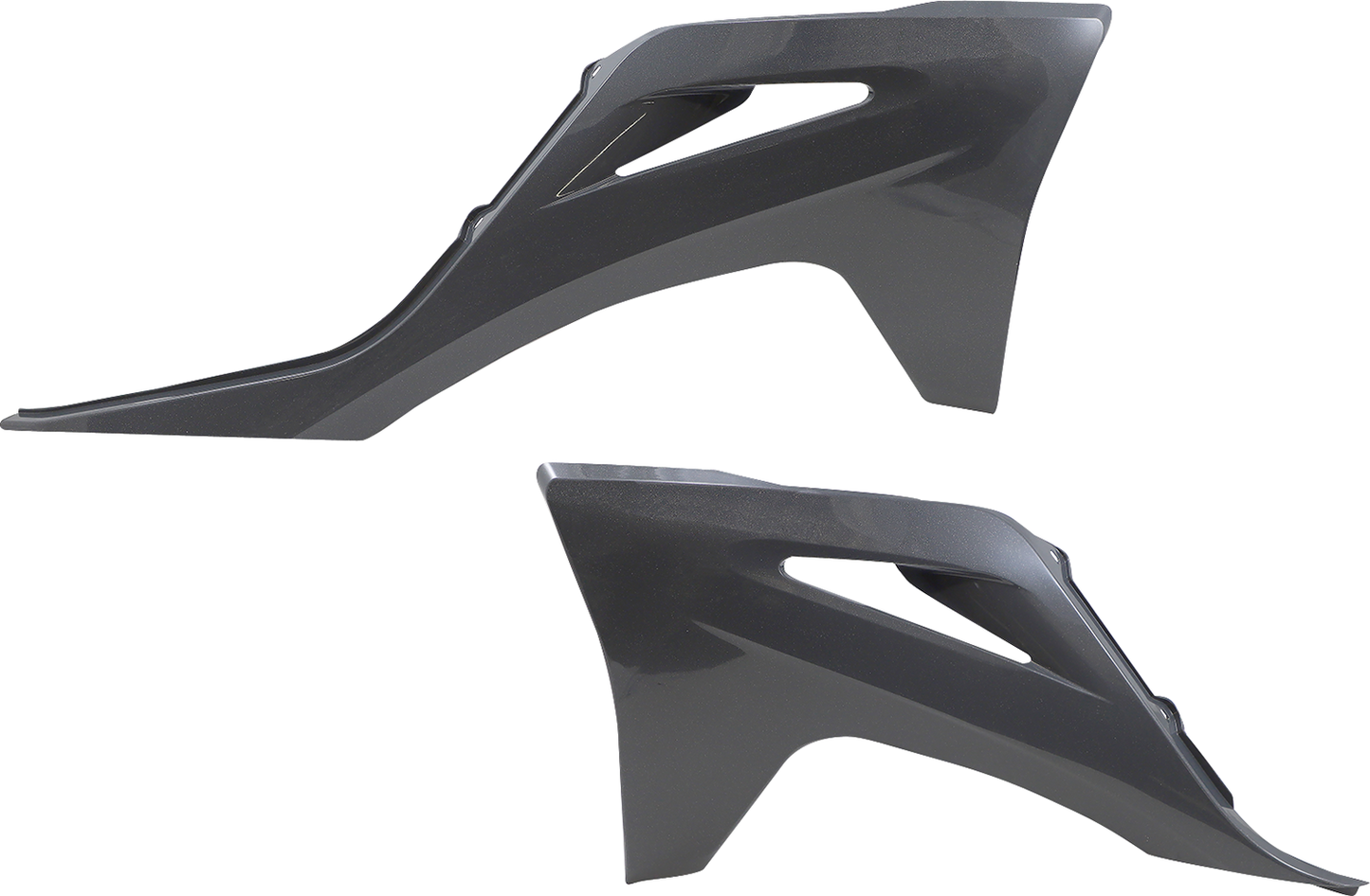 ACERBIS Radiator Shrouds - Gray/Metallic 2872737297