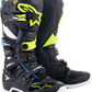 ALPINESTARS Tech 7 Boots - Black/Blue/Yellow Fluorescent - US 8 2012014-1795-8