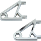 Highsider Headlight Bracket - Extra Short - Chrome 220-817