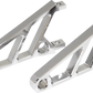 Highsider Headlight Bracket - Short - Chrome 220-821