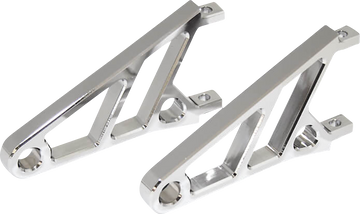 Highsider Headlight Bracket - Short - Chrome 220-821