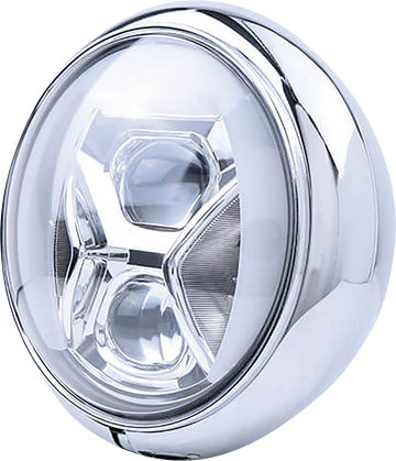 Highsider Adaptive Headlight with Housing - 7" - Chrome 223-240