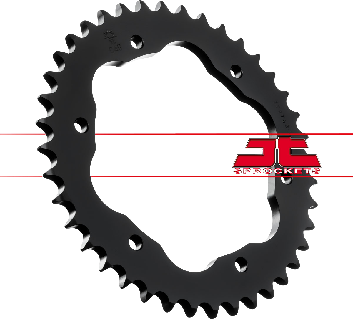 JT SPROCKETS Rear Sprocket - 40 Tooth - Multistrada JTR763.40 by JT Rear Sprockets   Steel Type