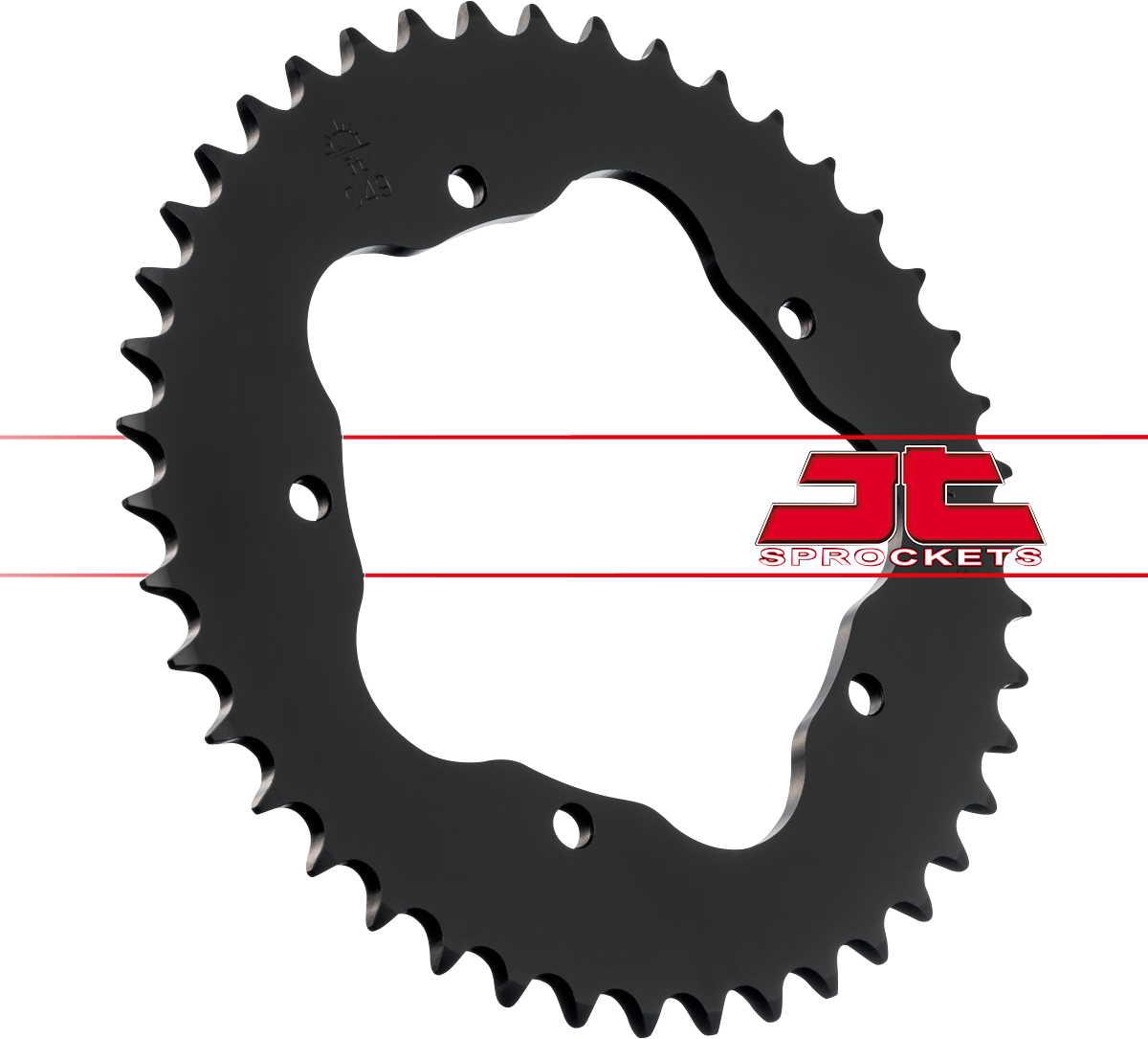 JT SPROCKETS Rear Sprocket - 43 Tooth - Hypermotard JTR751.43 by JT Rear Sprockets   Steel Type