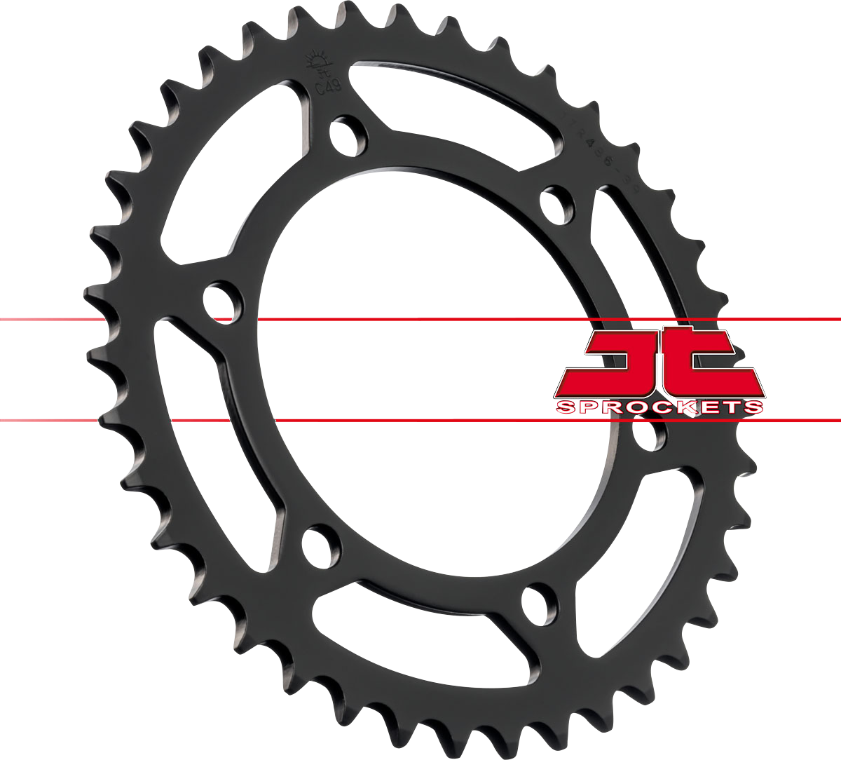 JT SPROCKETS Rear Sprocket - 39 Tooth - Kawasaki/Suzuki JTR486.39 by JT Rear Sprockets   Steel Type