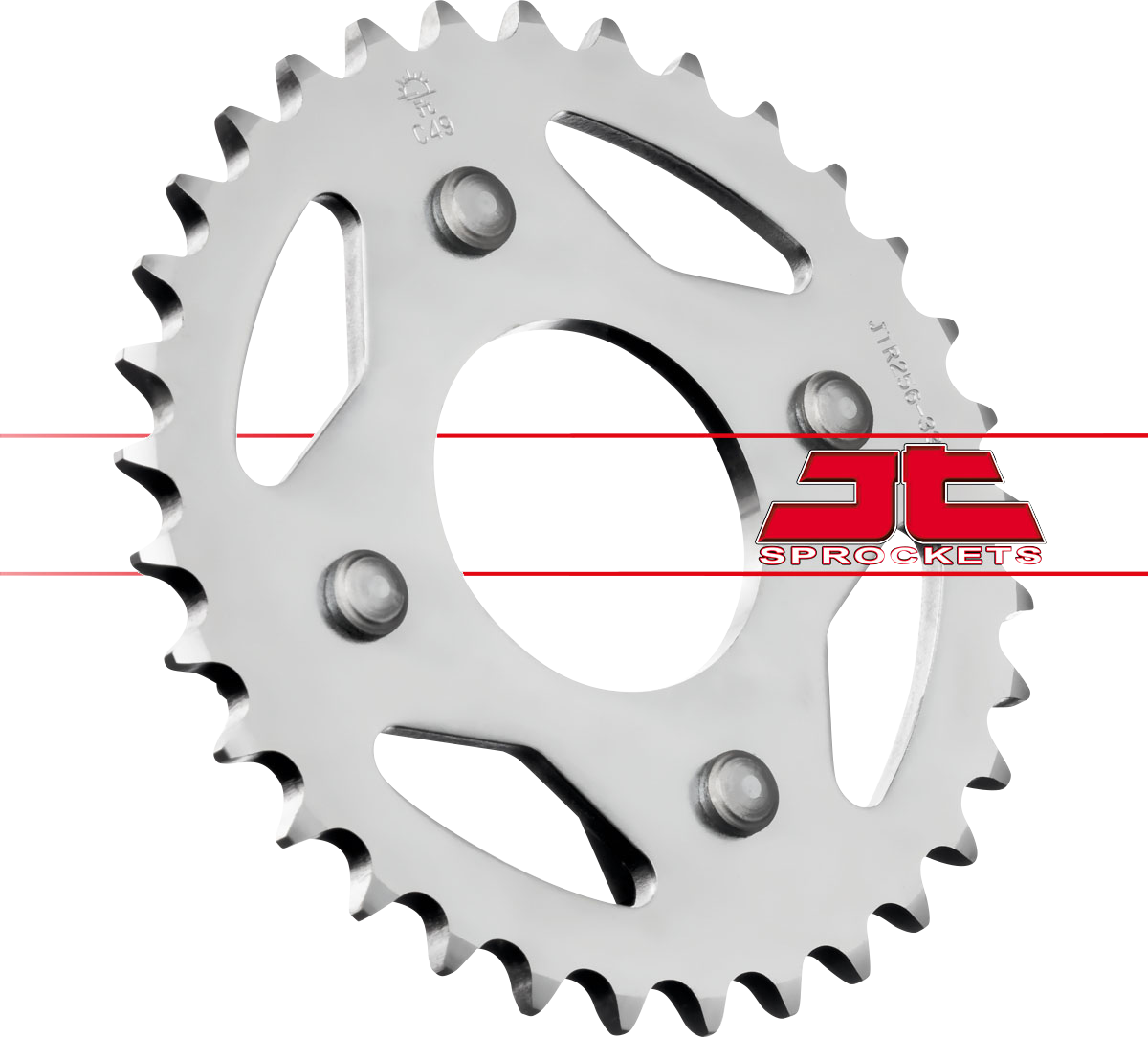 JT SPROCKETS Rear Sprocket - 33 Tooth - CT70 JTR256.33 by JT Rear Sprockets   Steel Type