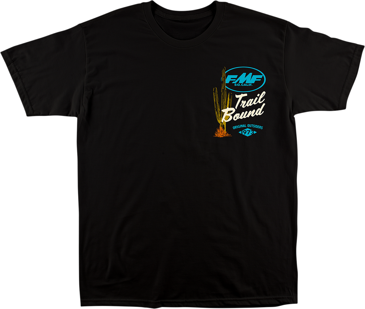 FMF Trailbound T-Shirt - Black - 2XL FA22118909BLK2X