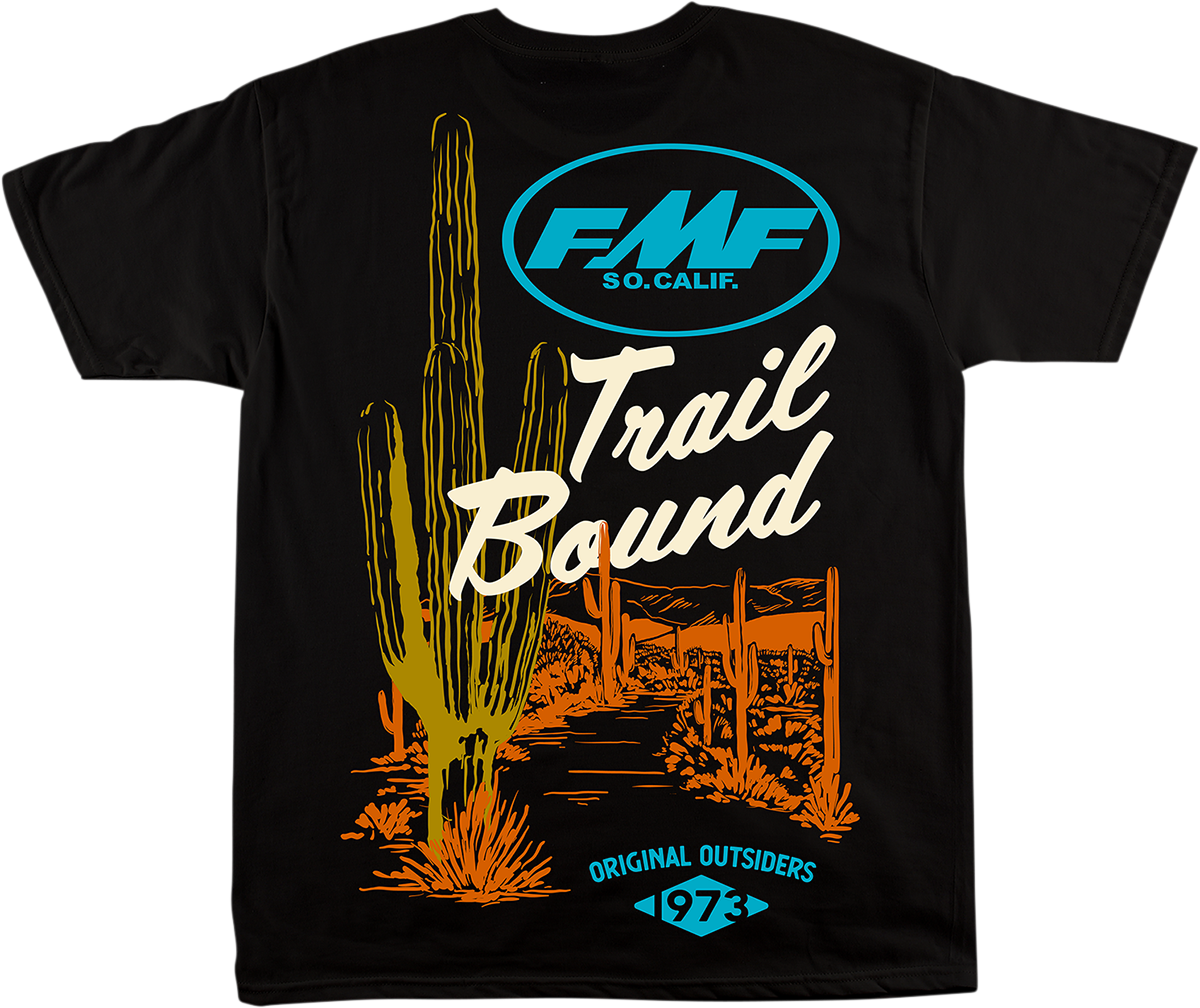 FMF Trailbound T-Shirt - Black - 2XL FA22118909BLK2X