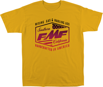 FMF Industry T-Shirt - Gold - Small FA22118911GLDS