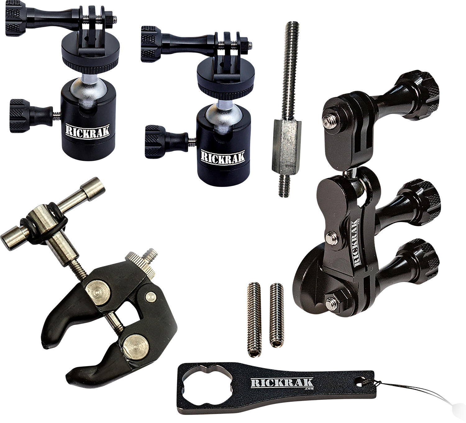 RICKRAK GoPro Top Grip Kit? Ultimate Camera Mounting System GPTGK