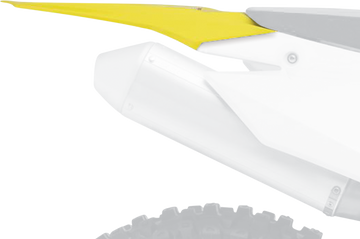 POLISPORT Fender - Rear - Yellow - RMZ 450 8554600001