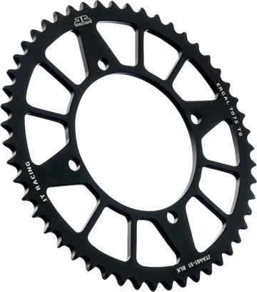 JT SPROCKETS Rear Sprocket - Black - 51 Tooth - Kawasaki JTA461.51BLK by JT Rear Sprockets   Aluminum/Alloy